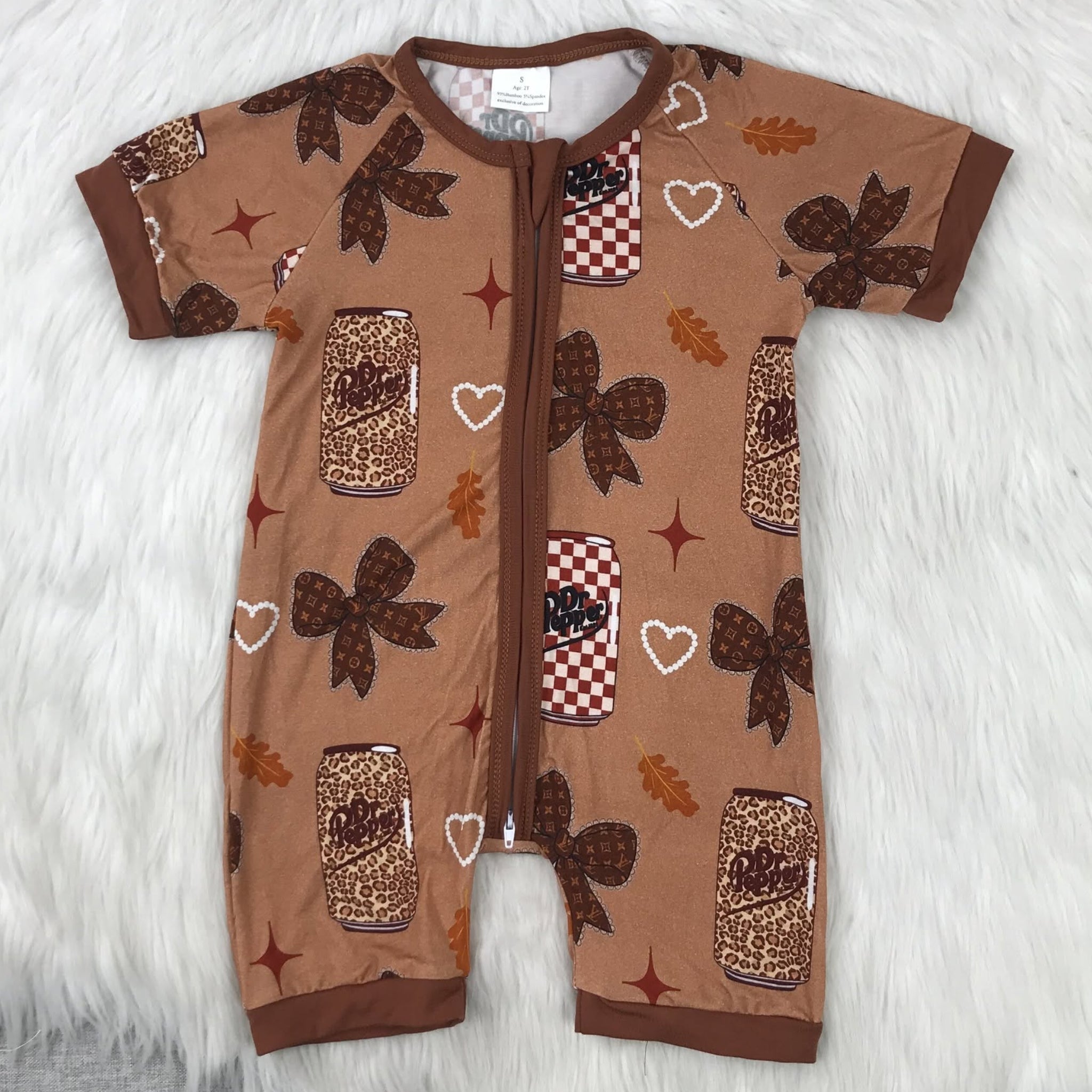 Dr.Pepper tan bamboo outfit