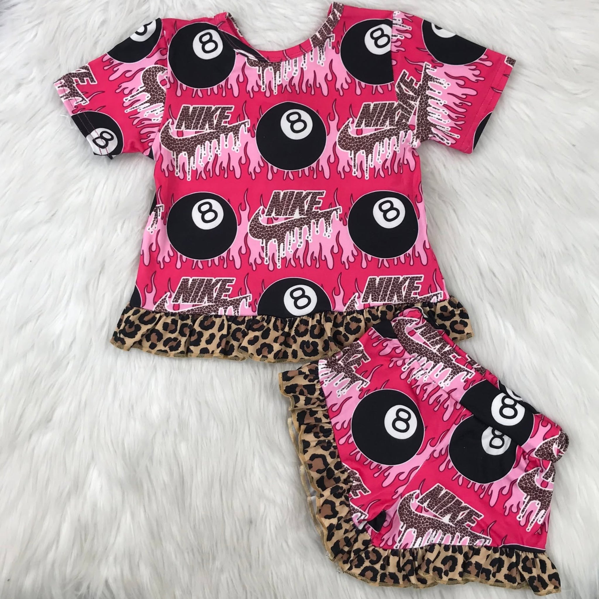 Pink 8 ball outfit