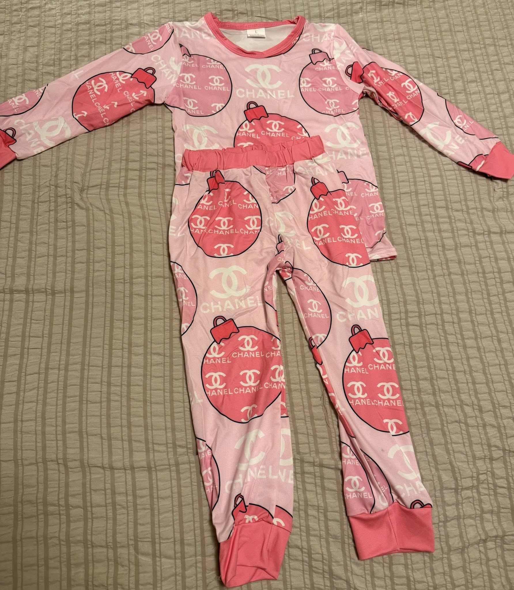 Pink bamboo pjs
