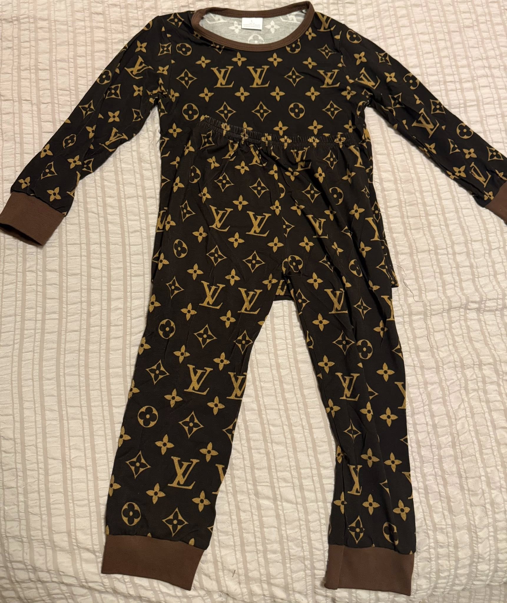 Tan bamboo pjs