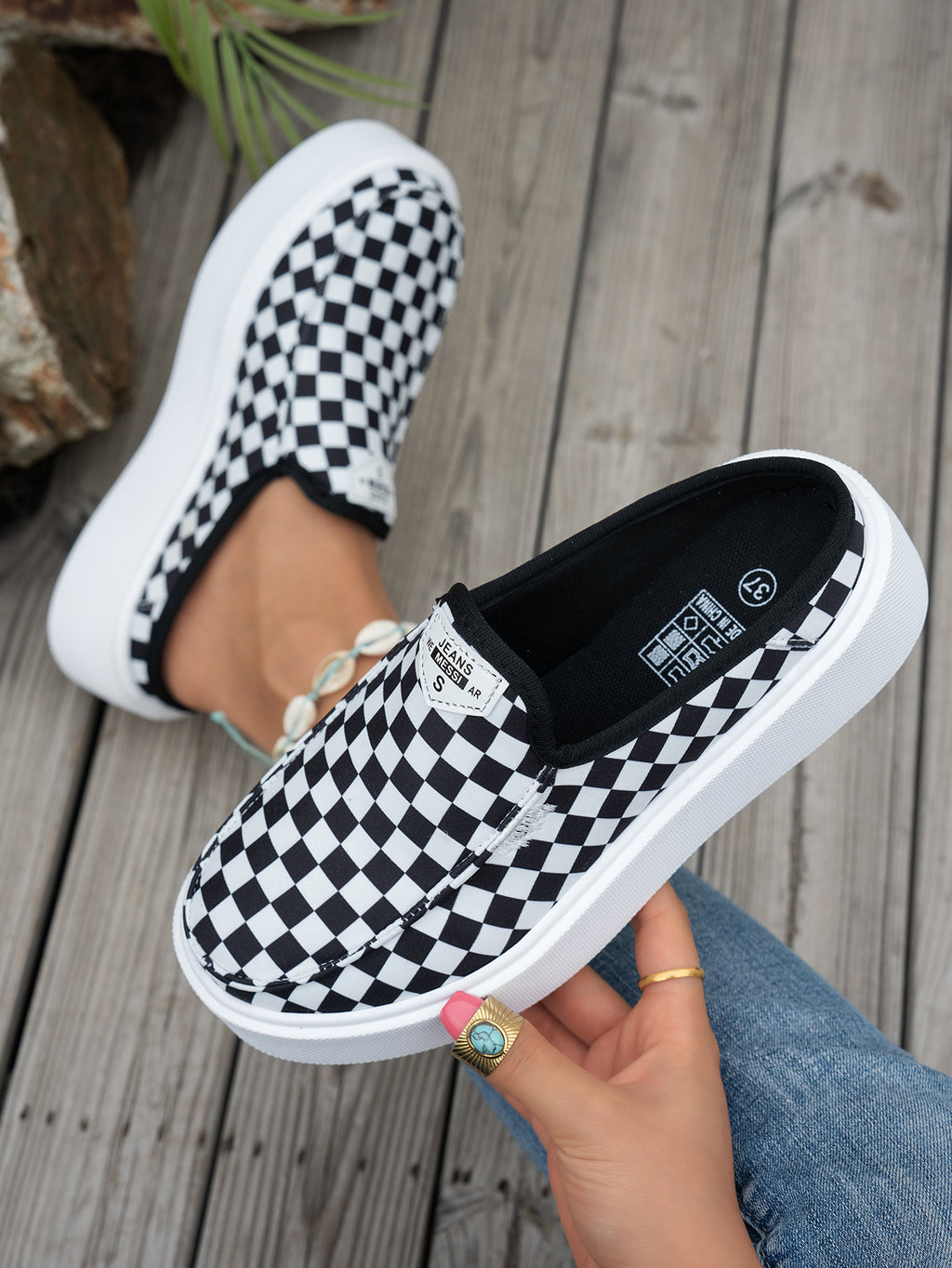 pattern inspired dude shoes