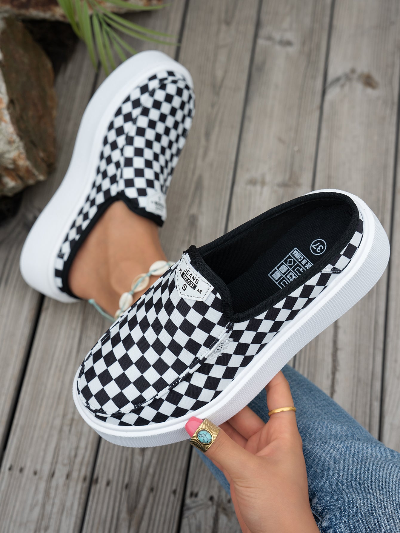 pattern inspired dude shoes