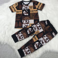 cow print PJs