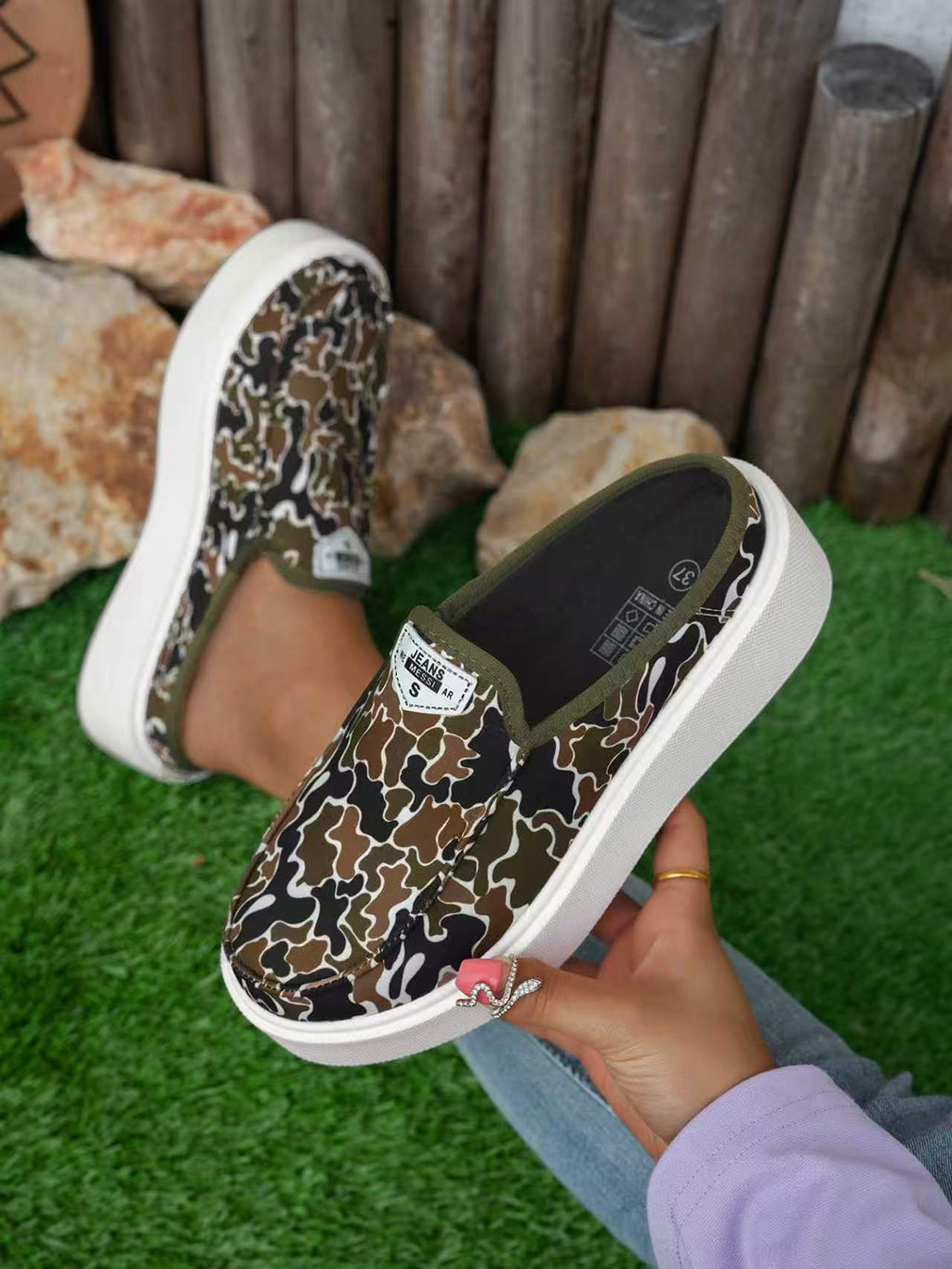 pattern inspired dude shoes