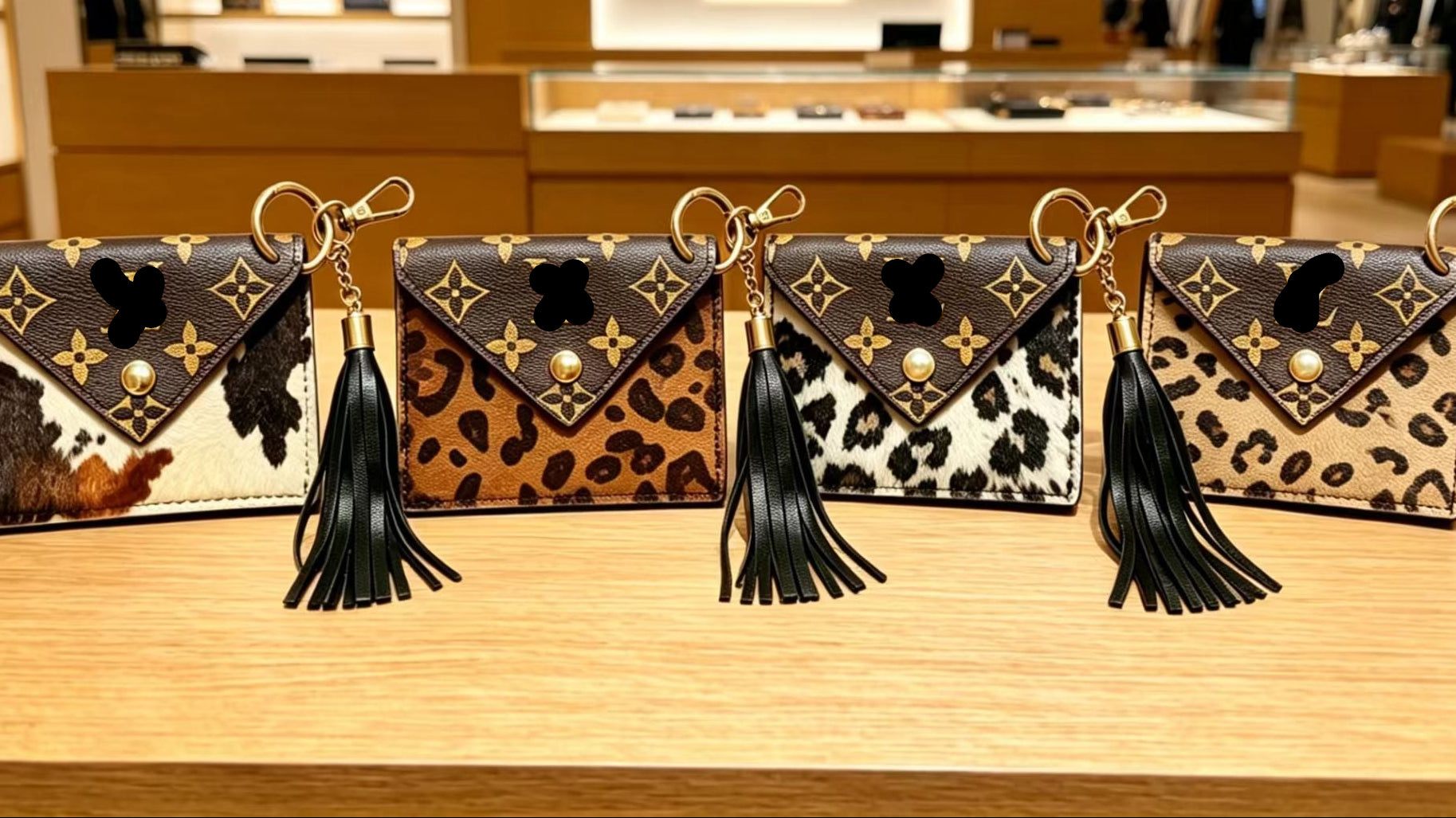 card holder inspired LV