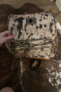 cowhide diaper bag inspired LV
