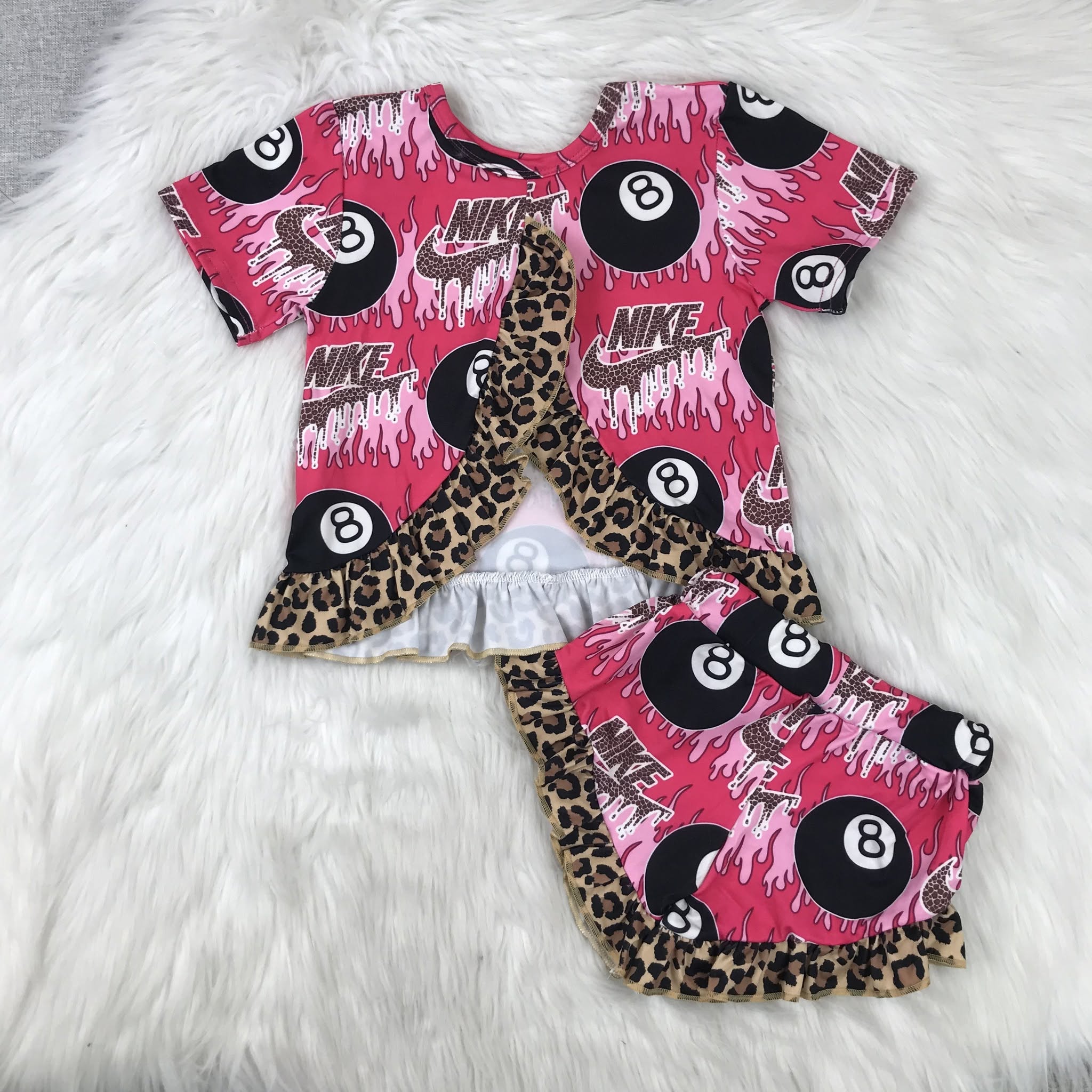 Pink 8 ball outfit